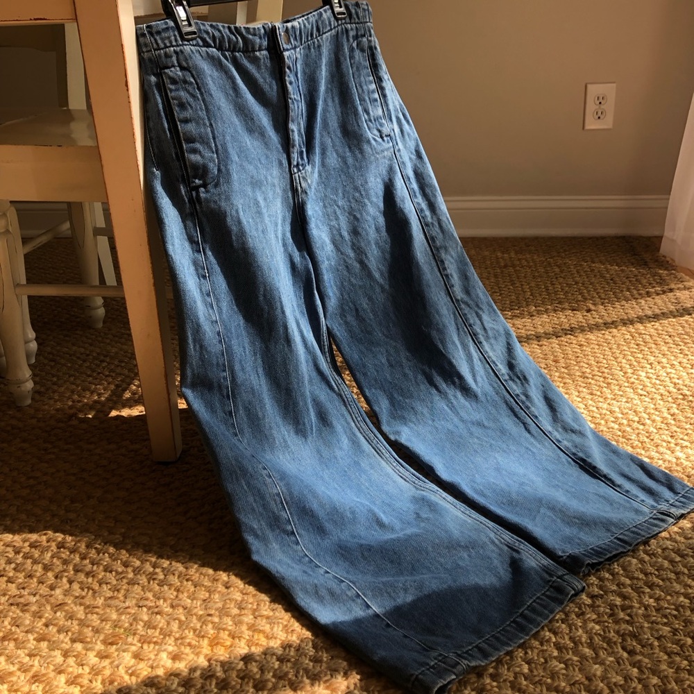 Anthropologie Pilcro Wide Leg Relaxed “Barrel” Jeans. Cotton. Size 30 or 10 - Picture 11 of 13